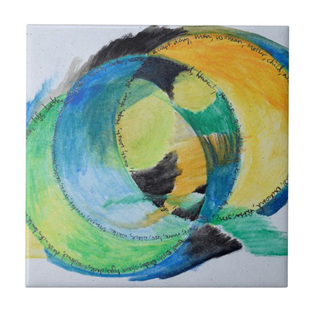 Freeform Abstract of Feelings Tile (Front)