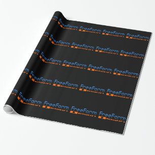 FreeForm Design Logo Wrapping Paper