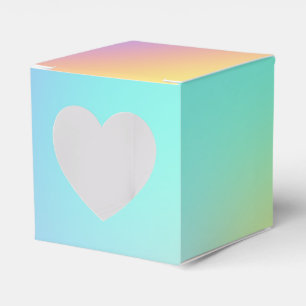 Freeform Pastel Gradient Favour Box