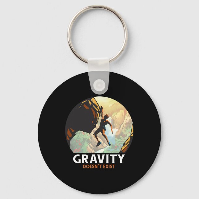 Freehand Mountain Climbing  Key Ring (Front)
