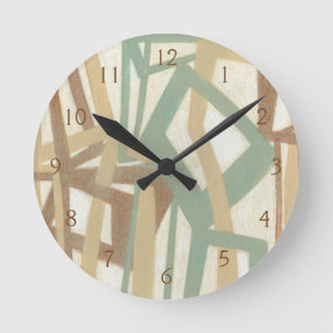 Freehand Painting by Norman Wyatt Round Clock