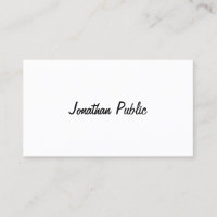 Freehand Script Design Smart Chic Trendy Plain
