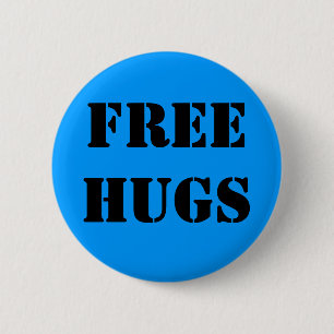 FREEHUGS 6 CM ROUND BADGE