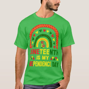 Freeish Juneteenth Is My Independence Day Sunset W T-Shirt