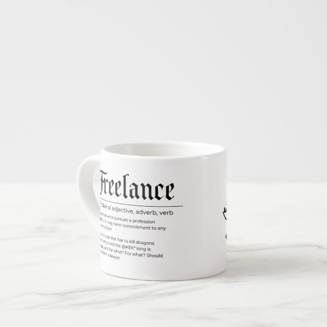 Freelance Espresso Mug (Front Left)