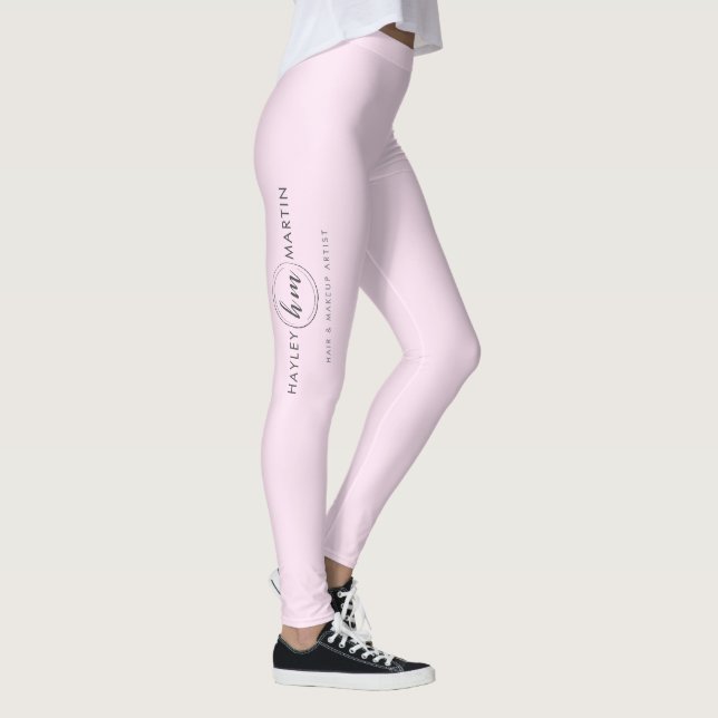 Freelance Makeup / Beauty Salon Custom Logo Leggings (Right)
