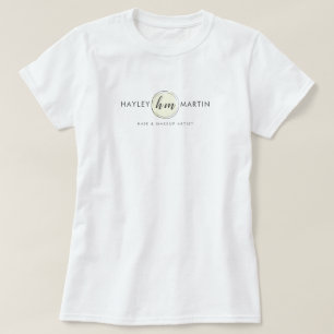 Freelance Makeup / Beauty Salon Custom Logo T-Shirt