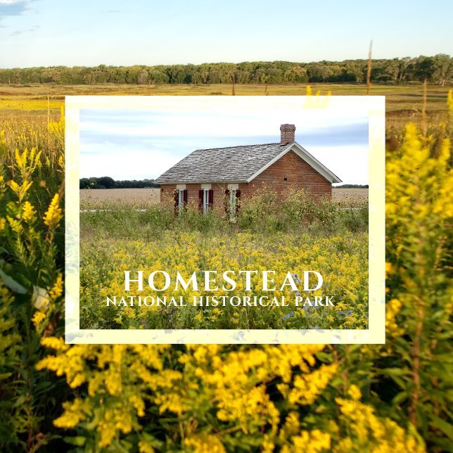 Freeman School, Homestead National Historical Park Postcard (Creator Uploaded)