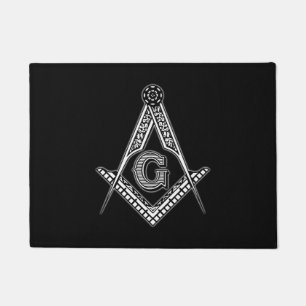 Freemason (Black) Doormat