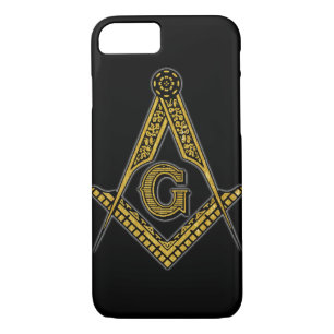Freemason (Black & Gold) Case-Mate iPhone Case