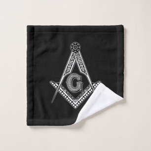 Freemason (Black) Wash Cloth