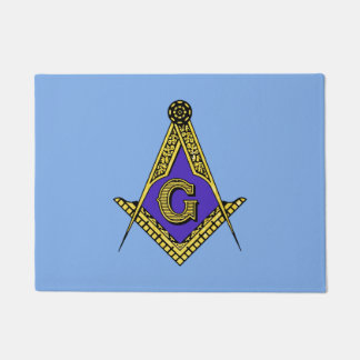 Freemason (Blue) Doormat