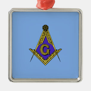 Freemason (Blue) Metal Tree Decoration
