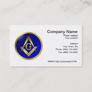 Freemason Business Card