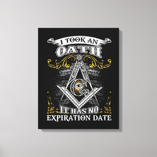 Freemason Canvas Print (Front)