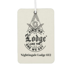 Freemason Car Air Freshener