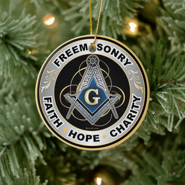 Freemason Ceramic Tree Decoration (Tree)