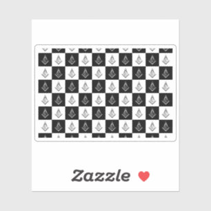 Freemason Checkered Pattern