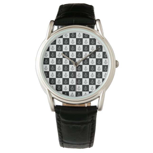 Freemason Chequered Pattern Watch (Front)