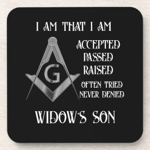 Freemason coaster