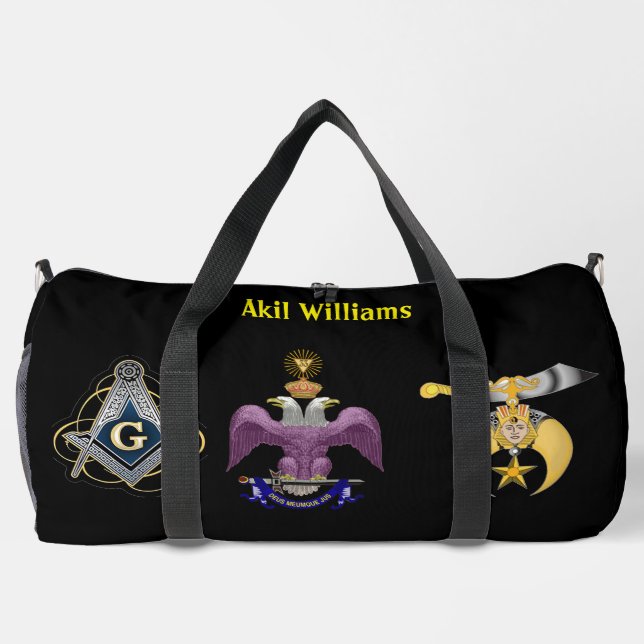 Freemason Duffle Bag (Back)