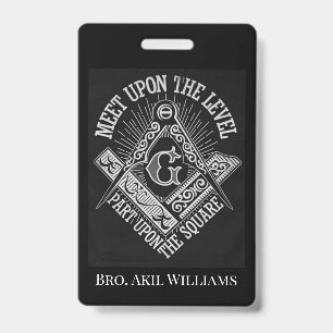 Freemason  ID badge