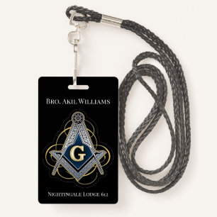 Freemason  ID badge