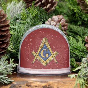 Freemason Masonic Christmas gifts Snowglobe