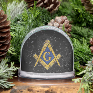 Freemason Masonic Christmas gifts  Snowglobe