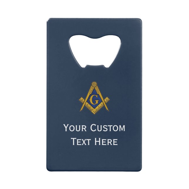 Freemason Masonic Gifts Blue Square and Compass  (Front)