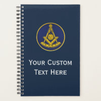 Freemason Masonic Gifts Past Master Navy Blue
