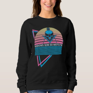 Freemason Masonic Mason Retro Widows Son So Mote I Sweatshirt