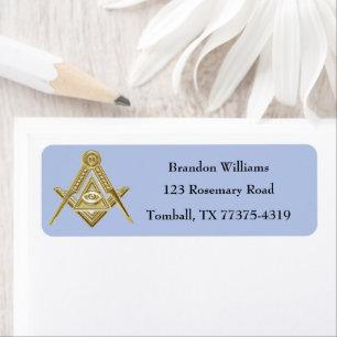 Freemason Masonic Square and Compass