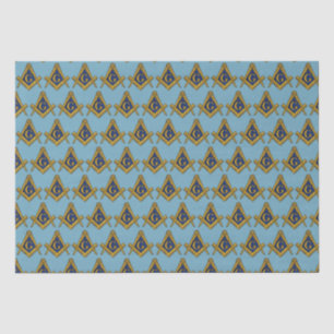 Freemason Masonic Square and Compass Freemasonry Tissue Paper
