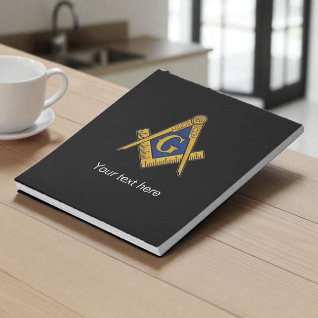 Freemason Masonic Square Compass Notepad (Creator Uploaded)