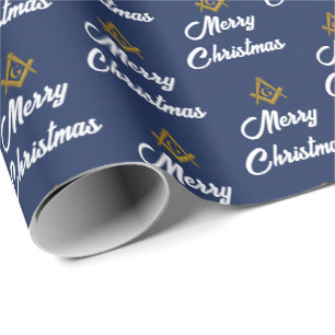 Freemason Masonic Square Freemasonry Christmas  Wrapping Paper