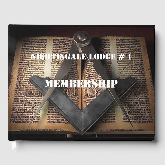 Freemason Membership Book (Front)