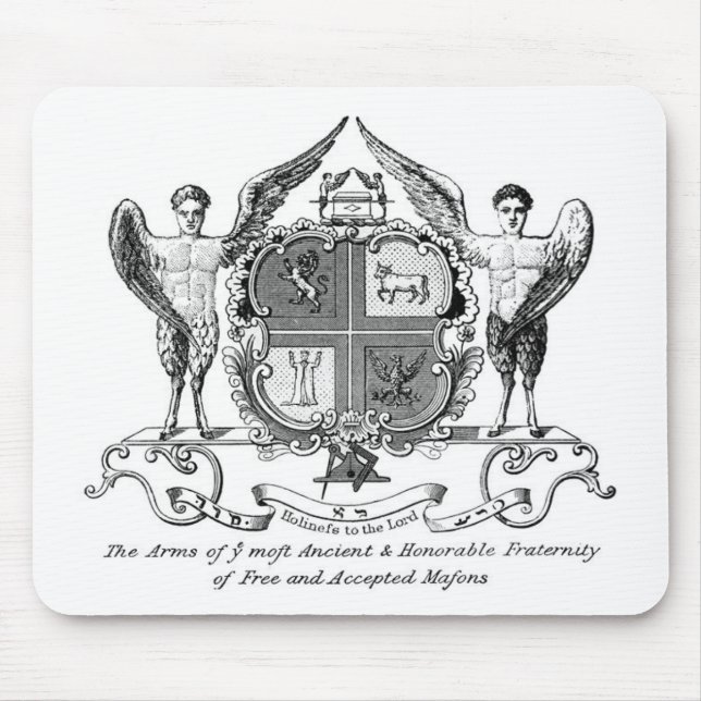 Freemason Mouse Pad (Front)