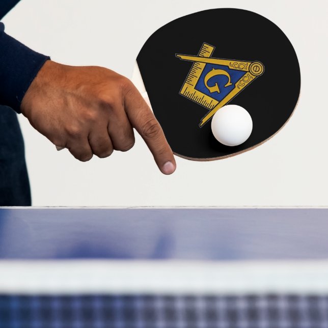 Freemason Party BBQ Masonic Freemasonry Ping Pong Paddle (Insitu)