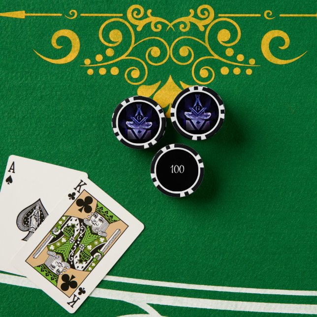 Freemason Poker Chips (Poker Table (Stack))