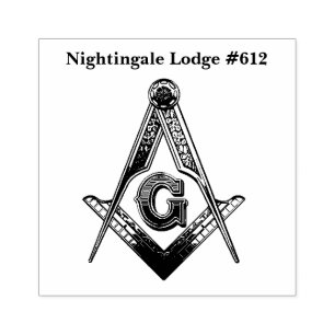 Freemason Rubber Stamp
