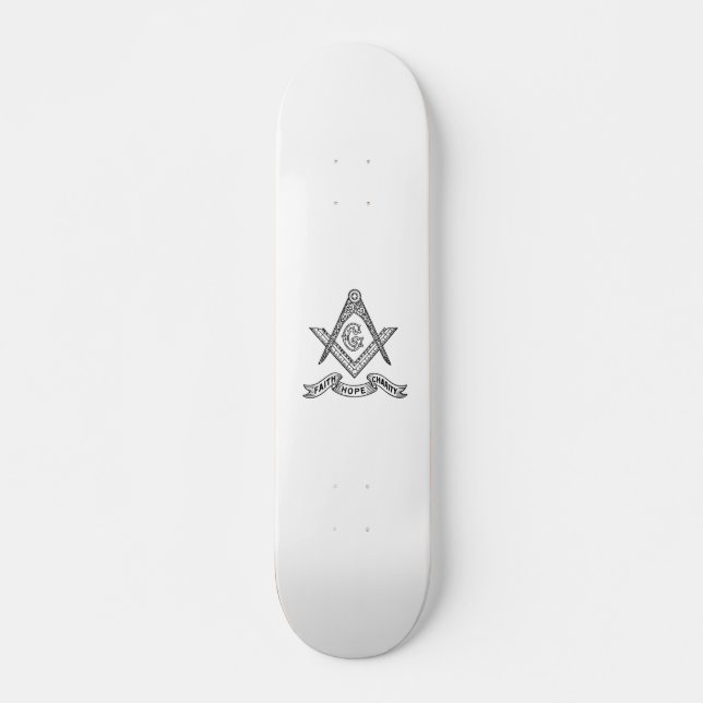 Freemason Skateboard (Front)