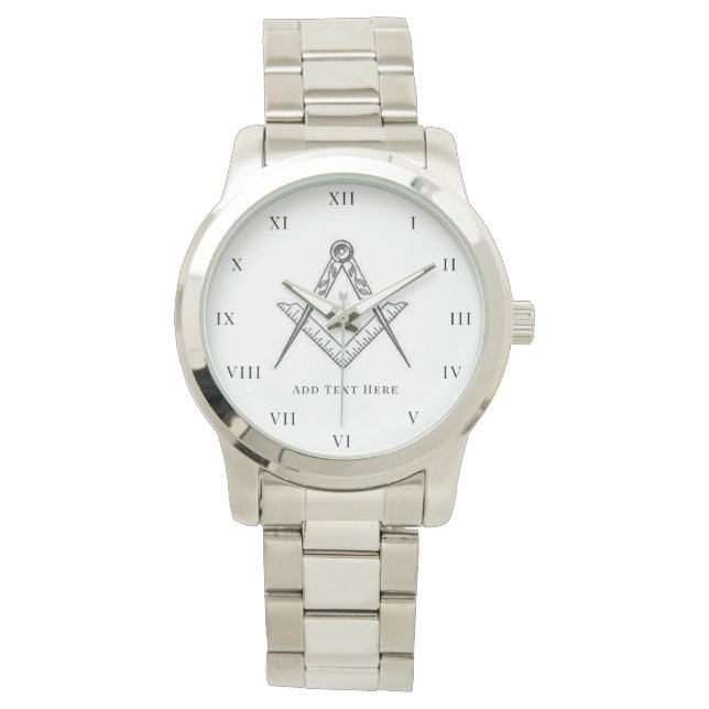 Freemason Square and Compass Charity Masonic Watch (Front)