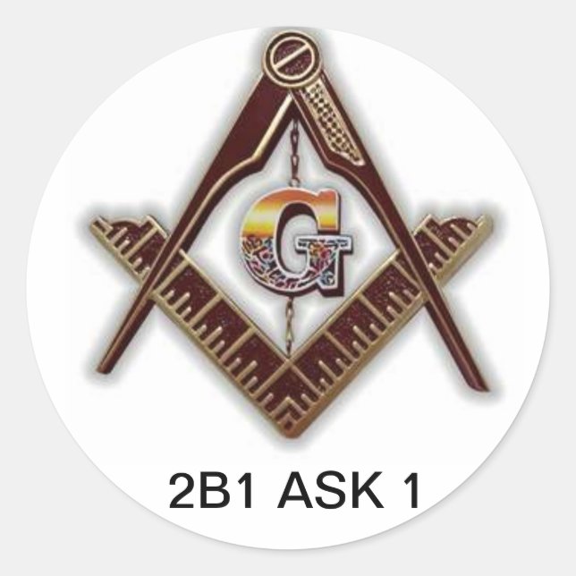 Freemason sticker (Front)