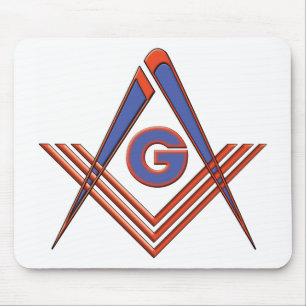 Freemason symbol mouse pad