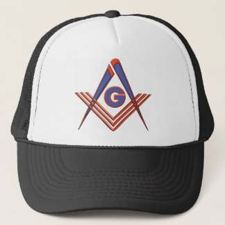 Freemason symbol trucker hat