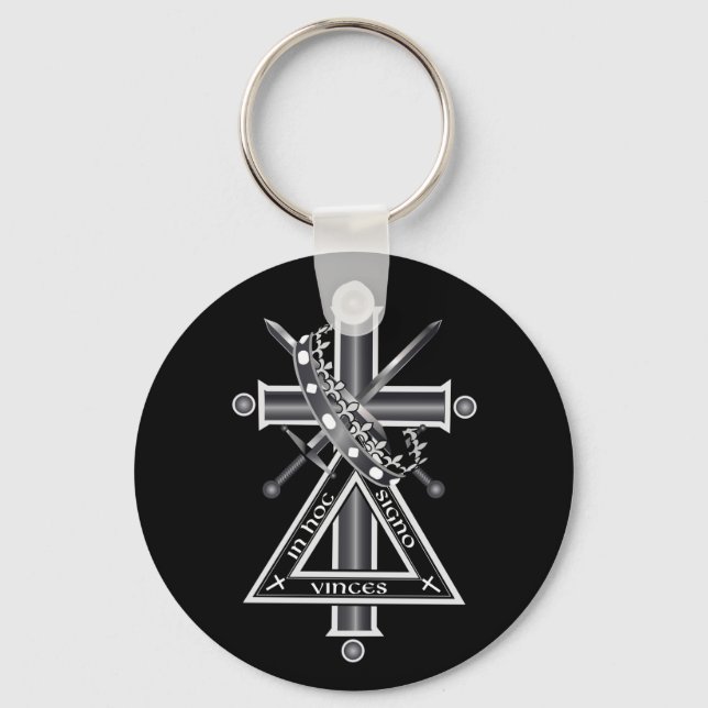 Freemasonic cross key ring (Front)
