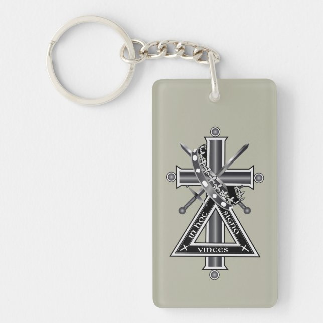 Freemasonic cross key ring (Front)