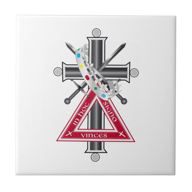 Freemasonic cross tile (Front)