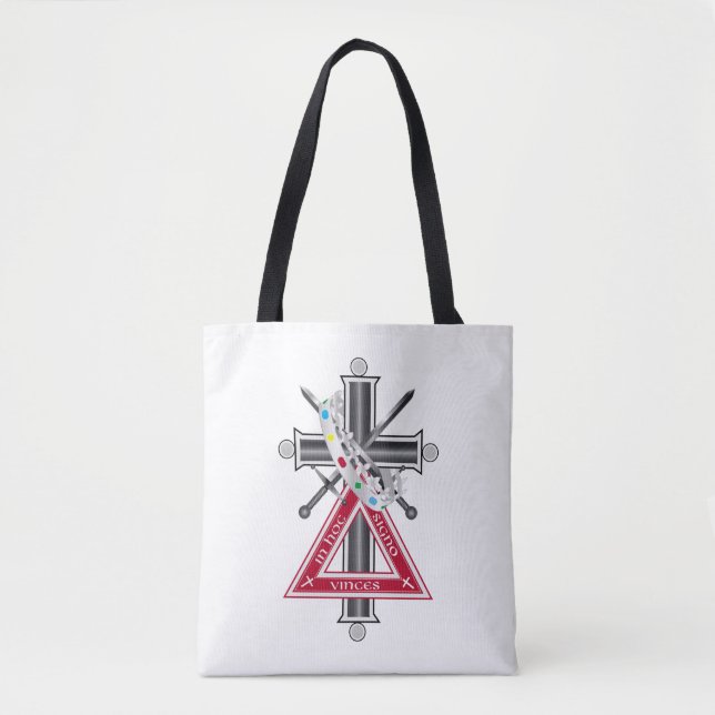 Freemasonic cross tote bag (Front)